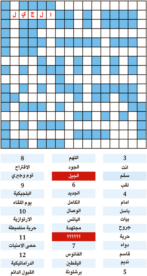 الكلمة المفقودة 