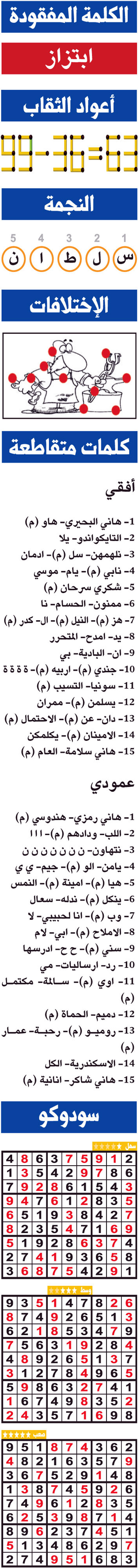 حلول تسالي (0122) 