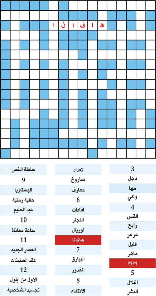 الكلمة المفقودة 