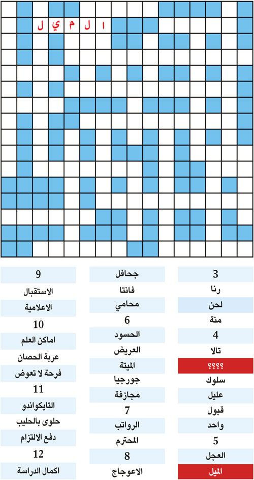 الكلمة المفقودة 