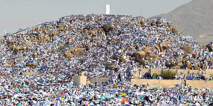 دفء عرفات يحتضن ضيوف الرحمن 