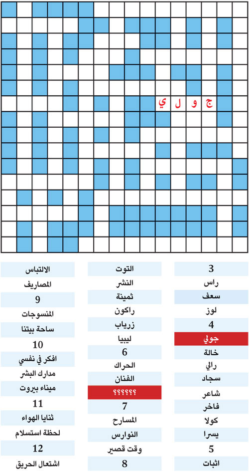 الكلمة المفقودة 