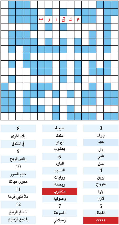 الكلمة المفقودة 