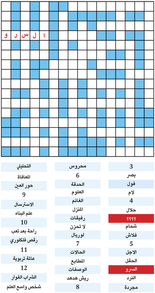 الكلمة المفقودة 