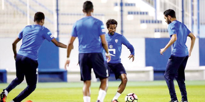  من تدريب الهلال أمس