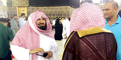  الشيخ السديس يتفقد سير الأعمال