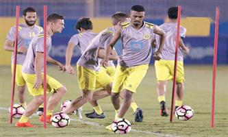 النصر يغلق تدريباته قبل لقاء الوحدة 