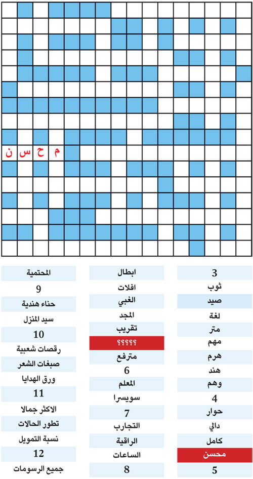 الكلمة المفقودة 