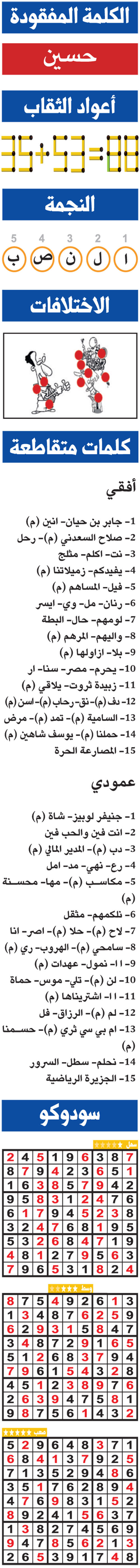 حلول تسالي (0163) 