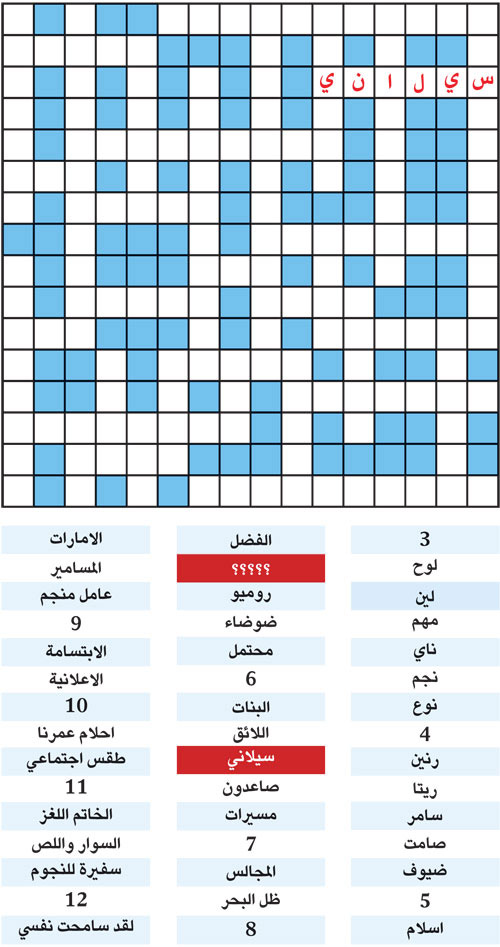 الكلمة المفقودة 