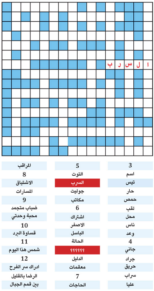 الكلمة المفقودة 