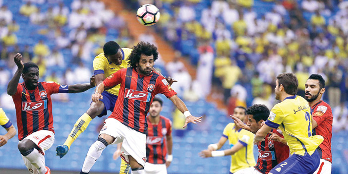  من لقاء النصر والرائد الماضي في الدوري