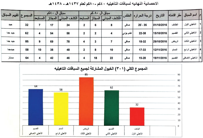 رصد سباقات التحمل 