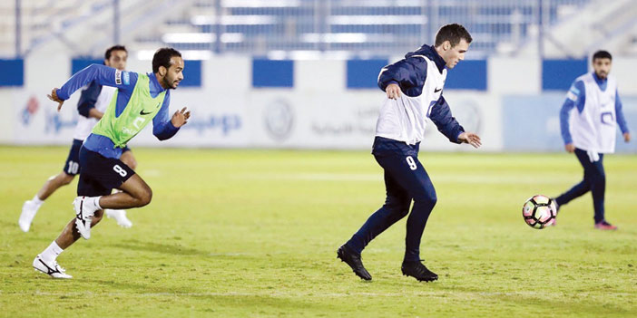   من تدريب الهلال امس