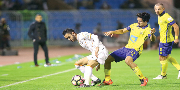  من مباراة الشباب والنصر أمس