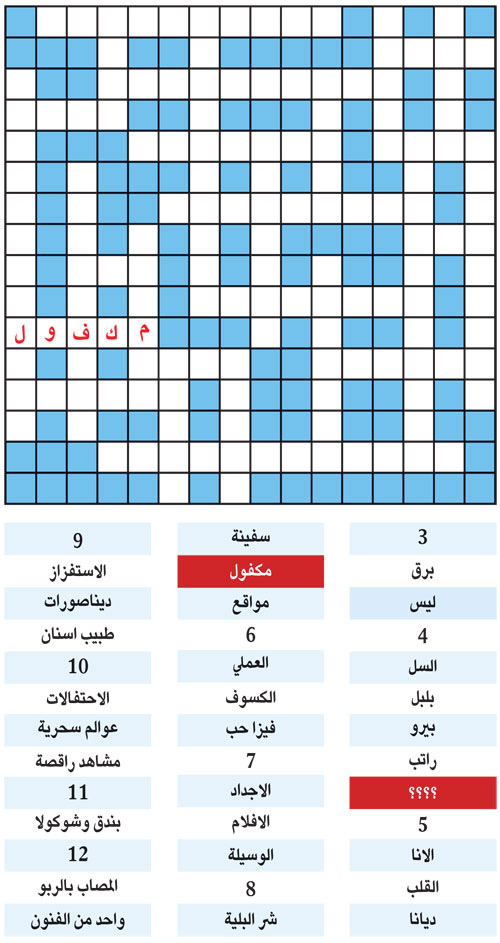 الكلمة المفقودة 