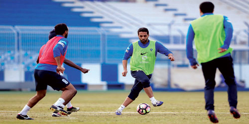  جانب من تدريبات الهلال