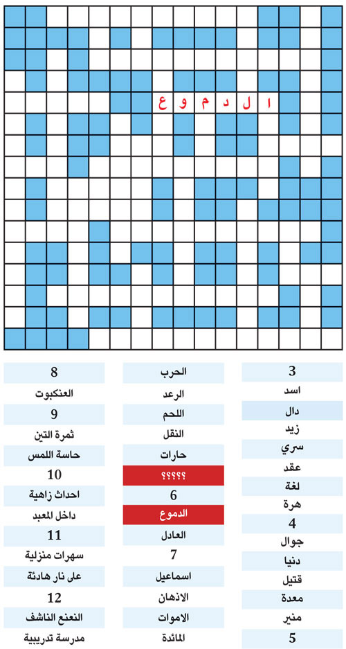 الكلمة المفقودة 