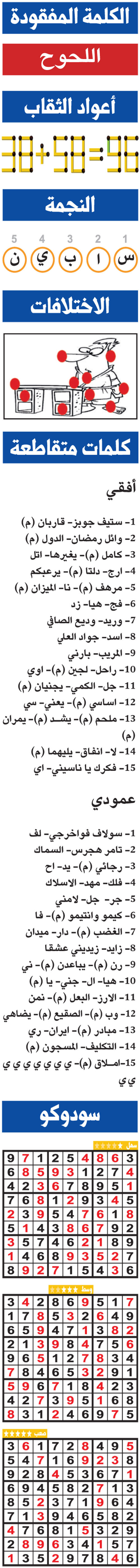 حلول تسالي (0220) 