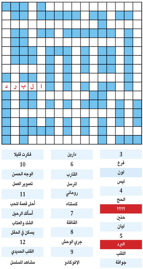 الكلمة المفقودة 