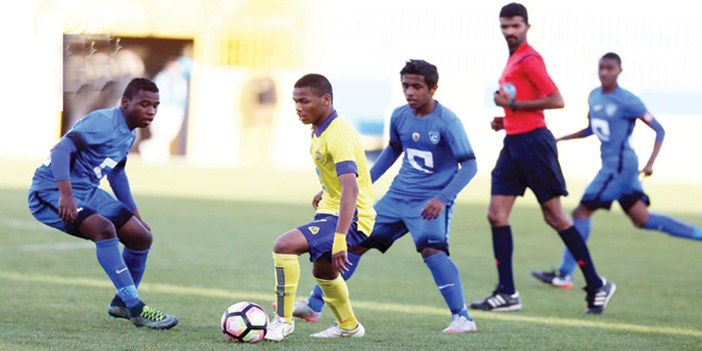  جانب من مباراة النصر والهلال