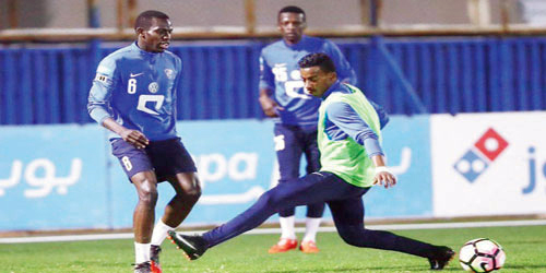  جانب من تدريبات الهلال أمس