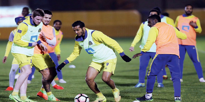  من تدريبات النصر أمس