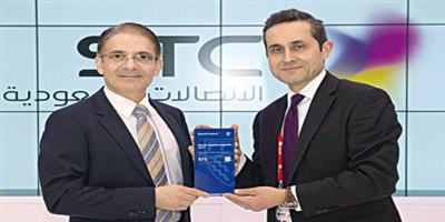 STC تتسلم شهادة أعلى علامة تجارية قيمةً بالمنطقة في مؤتمر برشلونة 