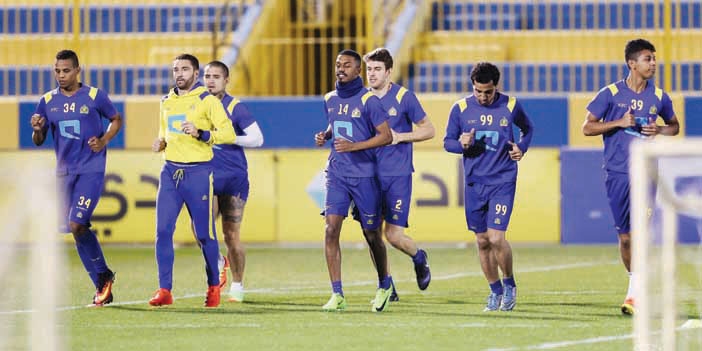   النصر بدأ التحضير لنهائي ولي العهد أمام الاتحاد