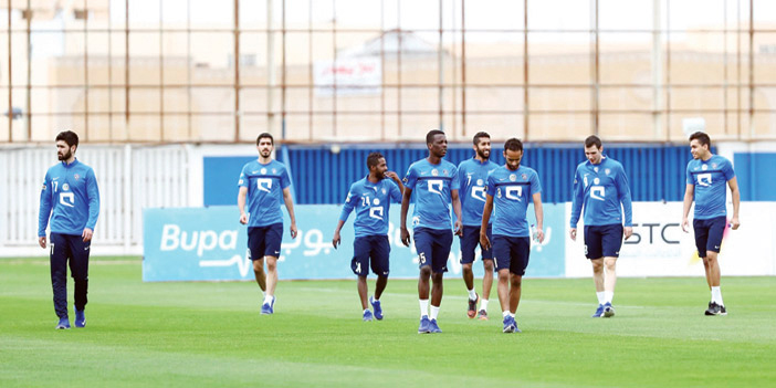  الهلال بدأ تحضيراته للوحدة الإماراتي