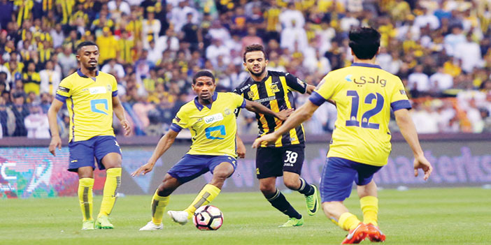  من لقاء الاتحاد والنصر في نهائي كأس ولي العهد