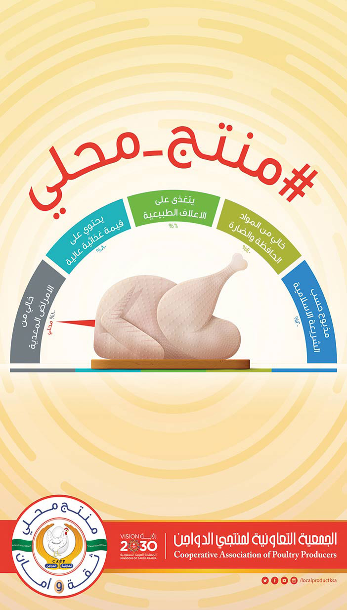 #منتج محلي الجمعية التعاونية لمنتجي الدواجن 