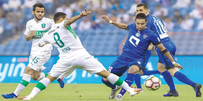  من كلاسيكو الهلال مع  الأهلي