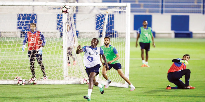  من تدريب الهلال أمس