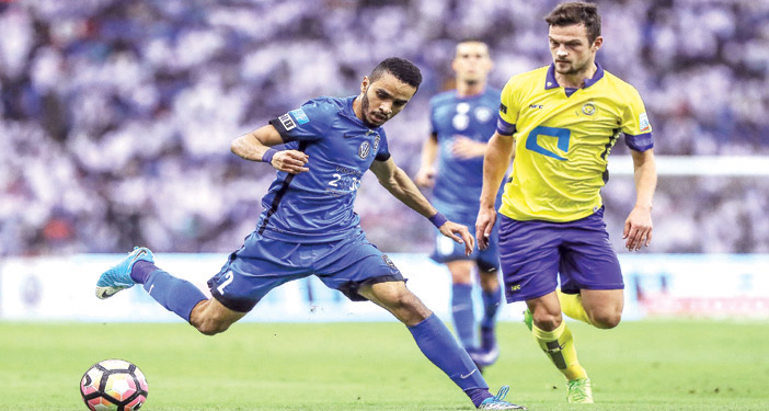  جانب من مباراة التتويج بين الهلال والنصر والتي شهدت غضباً أصفر على التنظيم