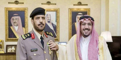  أمير منطقة القصيم مع اللواء الطالب