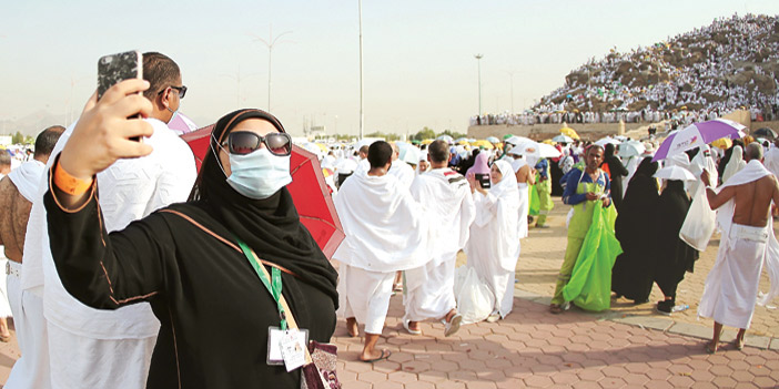  الراحة والطمأنينة منحت الحجاج وقتاً لتوثيق نسكهم