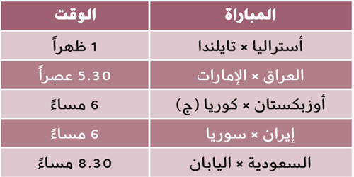 إلى جانب اليابان وإيران 