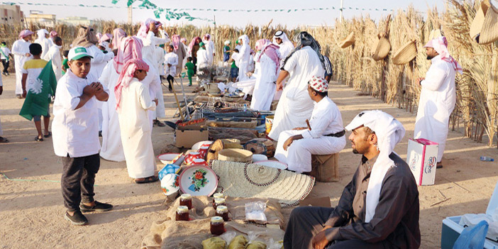 جانب من المهرجان الشعبي بوادي الدواسر