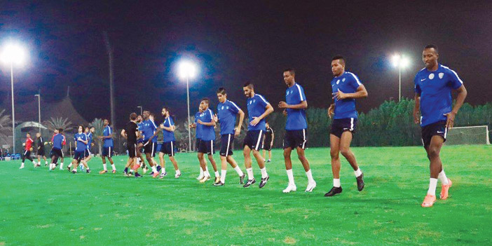  من تدريب الهلال أمس