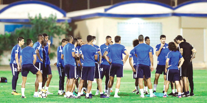  من تدريبات الهلال أمس