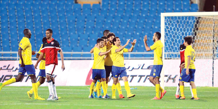  من مباراة الرائد والنصر