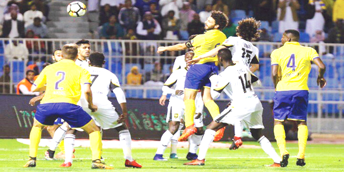  من لقاء النصر والاتحاد