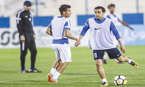   من تدريب الهلال