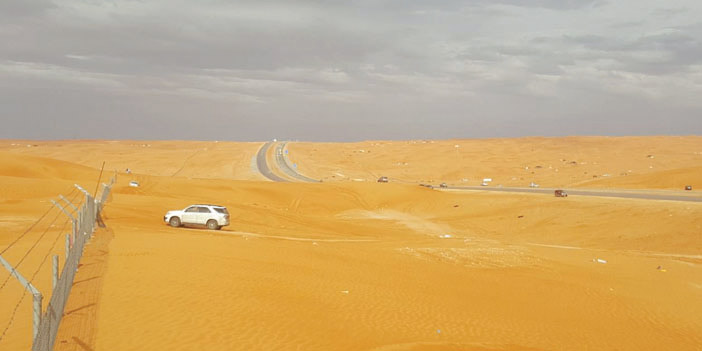 زخات المطر تخدع هواة التطعيس في نفود الطوقي 