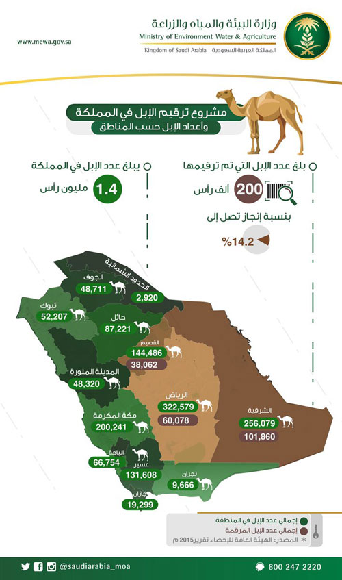 التسجيل تم في 3 مناطق.. والشرقية الأكثر 