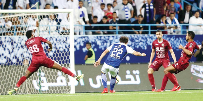  جانب من مباراة الهلال والفيصلي