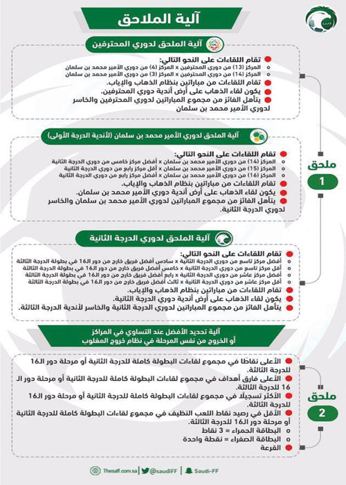 اتحاد الكرة يعتمد زيادة الفرق في البطولات السعودية وآلية الصعود والهبوط هذا الموسم والموسم المقبل 