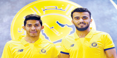 النصر يقدم الثنائي الغنام والمنصور رسميا 