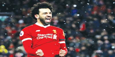 محمد صلاح يعتلي صدارة سباق الحذاء الذهبي 